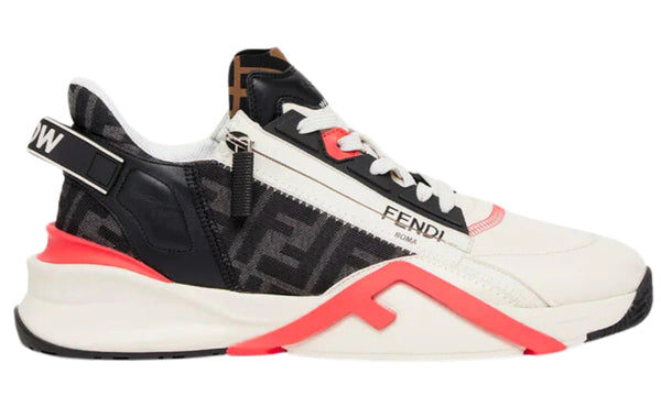Fendi  Flow Runner Lunar New Year Capsule White Low Top Trainers - Dubai Sneakers