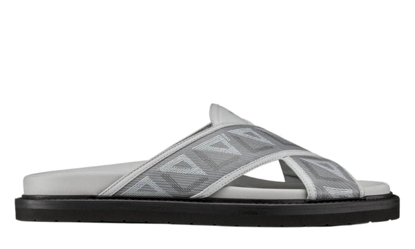 Dior Aqua Sandal 'CD Diamond - Grey' - Dubai Sneakers