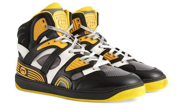 Gucci Basket "Black Yellow" - Dubai Sneakers