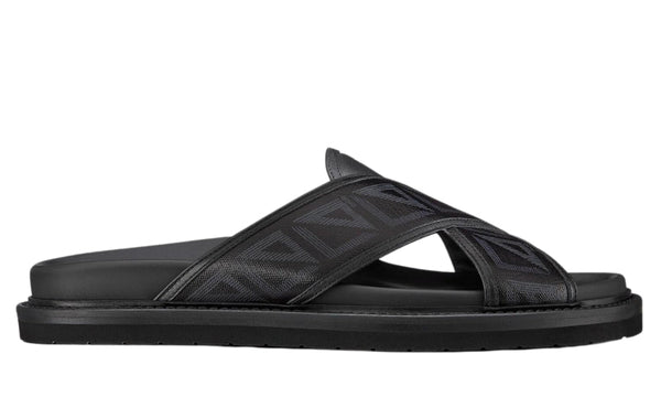 Dior Aqua Sandal 'CD Diamond - Black' - Dubai Sneakers