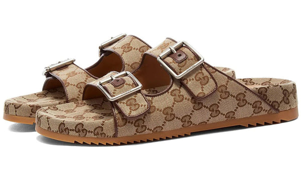 Gucci Sideline Gg Logo Sandal - Dubai Sneakers
