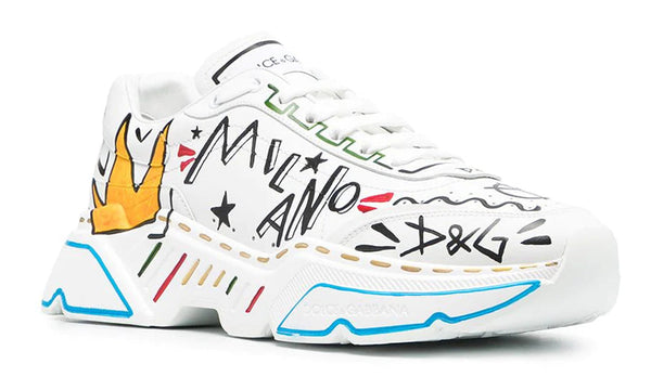 Dolce & Gabbana hand-painted Daymaster sneakers - Dubai Sneakers
