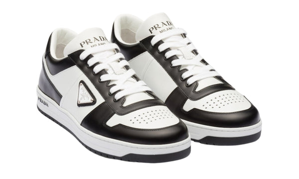 Prada Downtown Leather 'Black White' - Dubai Sneakers