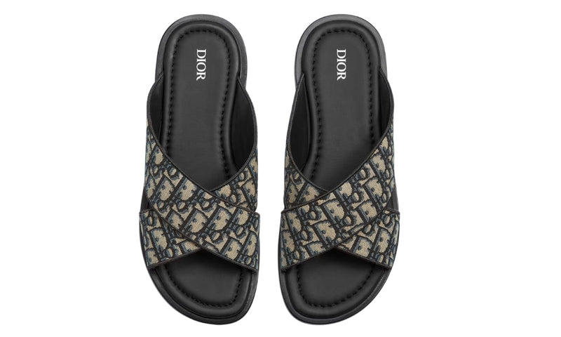 Dior Alias Sandal 'Dior Oblique - Beige Black' - Dubai Sneakers
