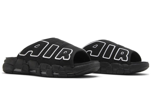 Air More Uptempo Slide ‘Black - Black Sole’ - Dubai Sneakers