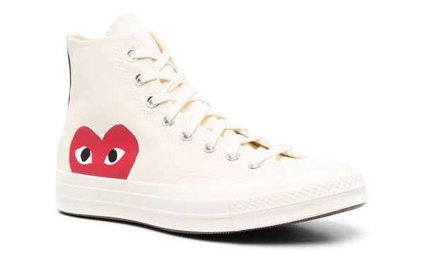 Comme Des Garçons Play x Converse Chuck 70 high-top sneakers - White - Dubai Sneakers