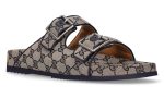 Gucci Gg Canvas Slide Sandals - Dubai Sneakers