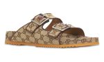 Gucci GG Canvas Sandals W Straps - Dubai Sneakers