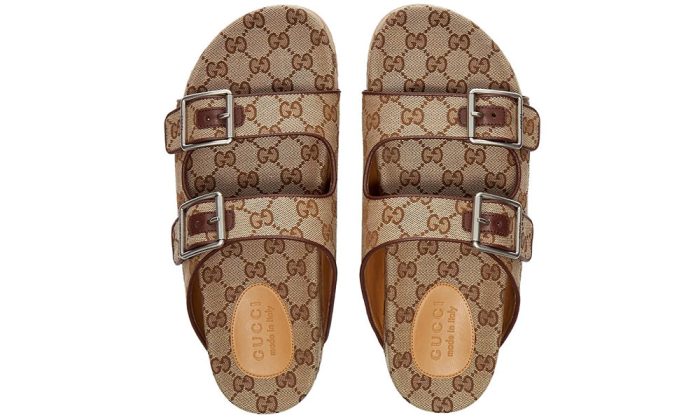 Gucci Sideline Gg Logo Sandal - Dubai Sneakers