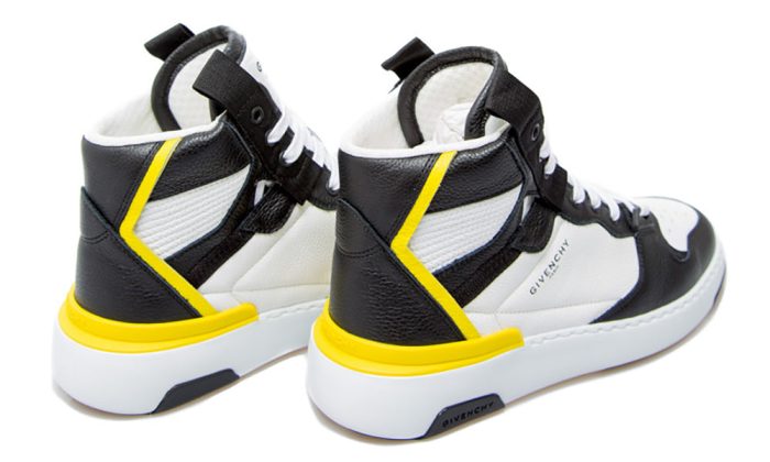 Givenchy Black And White High-top Wing Sneaker - Dubai Sneakers