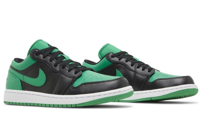 Air Jordan 1 Low 'Black Lucky Green' - Dubai Sneakers