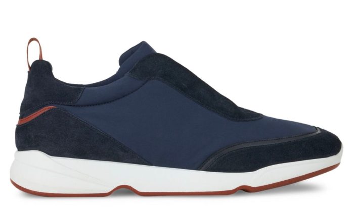 LORO PIANA  Suede Modular Walk  'Blue' - Dubai Sneakers