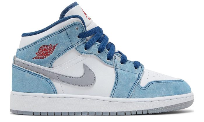 Air Jordan 1 Mid SE GS 'French Blue' - Dubai Sneakers