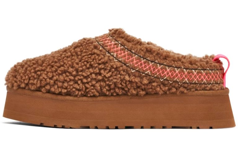 UGG Tazz Slipper Heritage Braid Hardwood - Dubai Sneakers