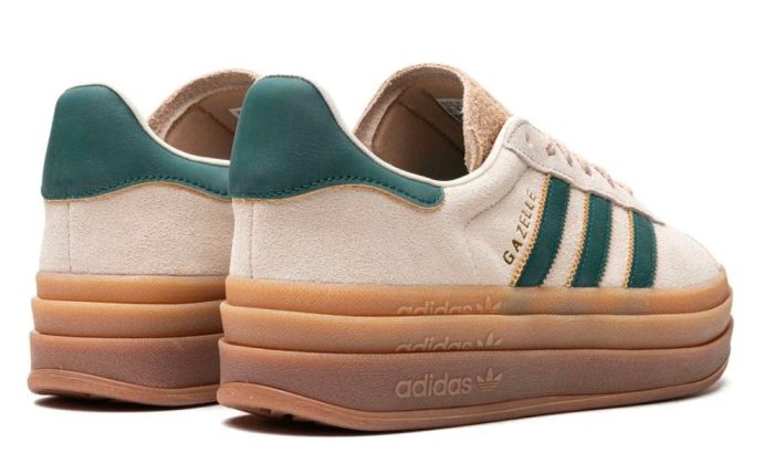 Adidas Gazelle Bold 'Cream Collegiate Green' - Dubai Sneakers