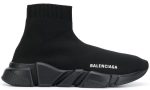 Balenciaga Speed 2.0 LT Black Knit Upper with Rubber Sole - Dubai Sneakers