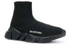 Balenciaga Speed 2.0 LT Black Knit Upper with Rubber Sole - Dubai Sneakers