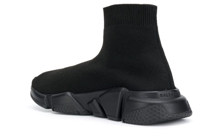 Balenciaga Speed 2.0 LT Black Knit Upper with Rubber Sole - Dubai Sneakers