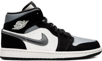 Air Jordan 1 Mid SE "Satin Grey" - Dubai Sneakers