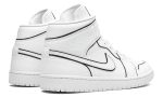 Air Jordan 1 Mid "Iridescent Outline" Sneakers - Dubai Sneakers