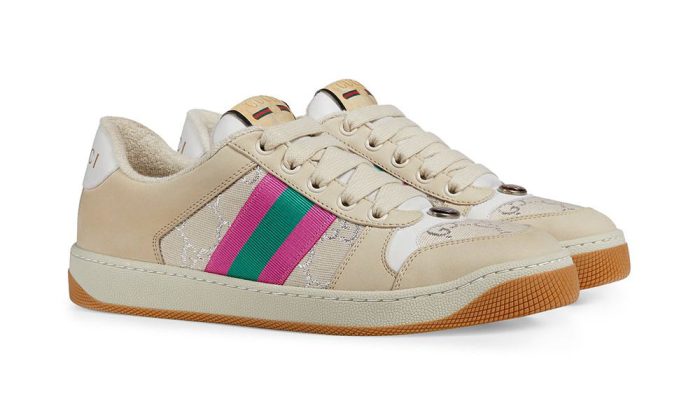 Gucci Screener leather "OFF-White" - Dubai Sneakers