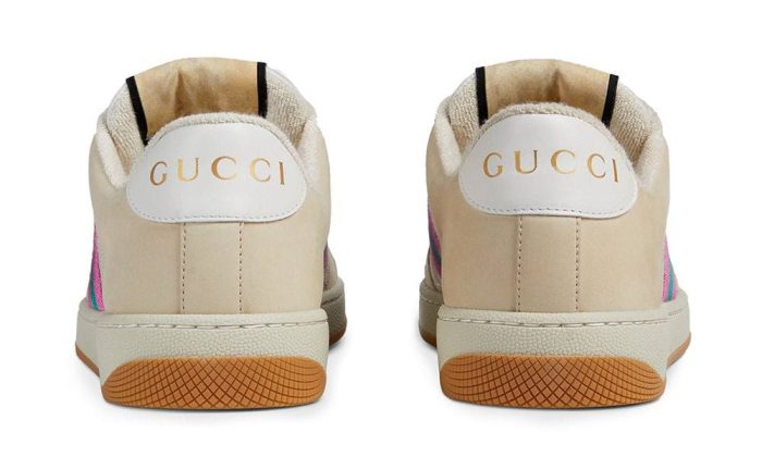 Gucci Screener leather "OFF-White" - Dubai Sneakers