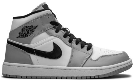 Air Jordan 1 Mid "Light Smoke Grey" - Dubai Sneakers