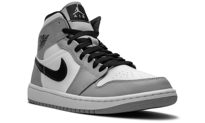 Air Jordan 1 Mid "Light Smoke Grey" - Dubai Sneakers