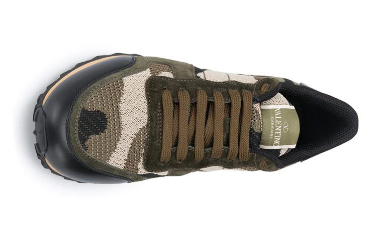 Valentino Garavani camouflage-pattern Rockrunner sneakers - Dubai Sneakers