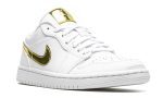 Nike Air Jordan 1 Retro Low 'White Metallic Gold' - Dubai Sneakers