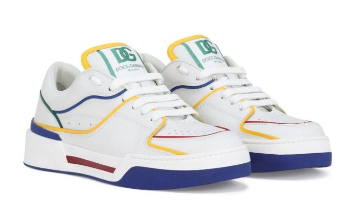 Dolce & Gabbana New Roma Low 'Primary Colors' - Dubai Sneakers