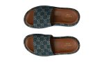 Gucci Angelina 55mm platform sandals "Blue/Brown" - Dubai Sneakers