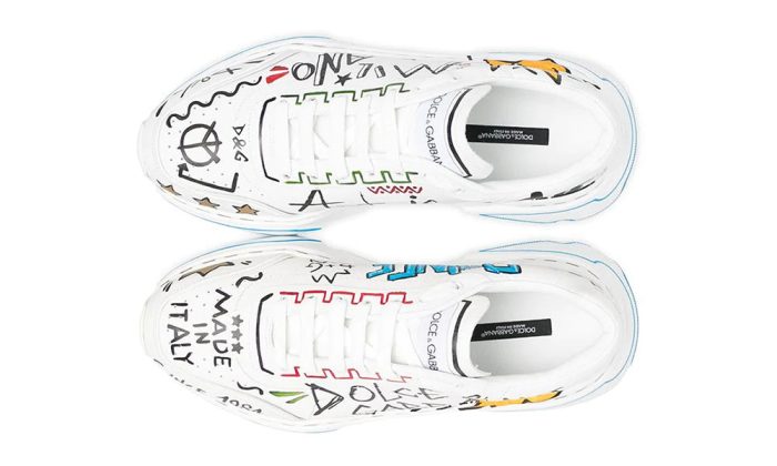 Dolce & Gabbana hand-painted Daymaster sneakers - Dubai Sneakers