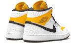 Air Jordan 1 Mid "Perforated - White University Gold" - Dubai Sneakers