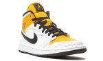 Air Jordan 1 Mid "Perforated - White University Gold" - Dubai Sneakers