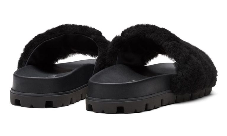 Prada shearling slides - Dubai Sneakers