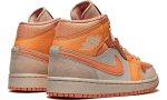 Air Jordan 1 Mid sneakers "Orange - leather/rubber" - Dubai Sneakers