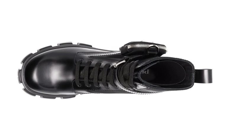 Prada Monolith pouch detail boots - Dubai Sneakers