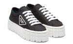 Prada  Gabardine Wheel Platform 'Black White' - Dubai Sneakers