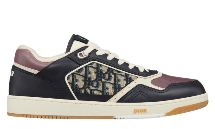 Dior B27 Low 'Dior Oblique - Deep Blue Plum' - Dubai Sneakers