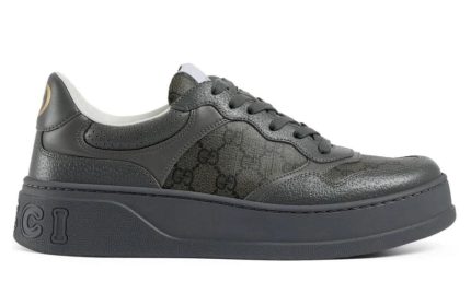 Gucci Lace Up Sneaker 'GG Monogram - Grey' - Dubai Sneakers