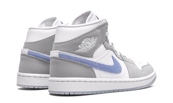 Air Jordan 1 Mid Basketball "Wolf Grey" - Dubai Sneakers