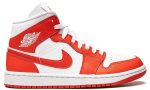 Air Jordan 1 Mid "White Habanero Red" - Dubai Sneakers