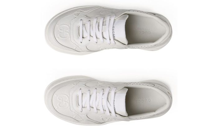 GUCCI Leather Monogram Sneakers - Dubai Sneakers