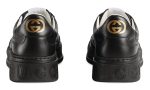 GUCCI Leather GG Embossed Sneakers "Black" - Dubai Sneakers