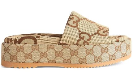 Gucci Angelina 55mm platform sandals - Dubai Sneakers