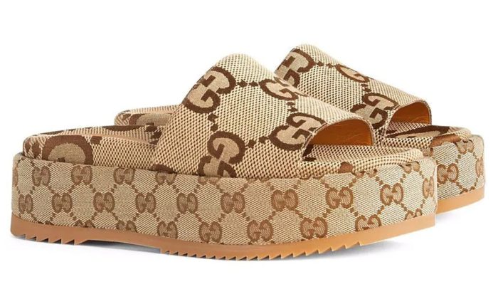 Gucci Angelina 55mm platform sandals - Dubai Sneakers