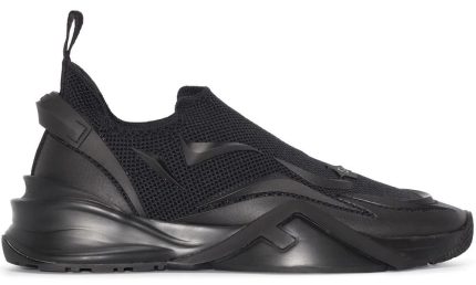 Fendi Flow - Black Mesh Running Sneakers - Dubai Sneakers