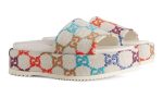 Gucci GG jacquard platform slides - Dubai Sneakers