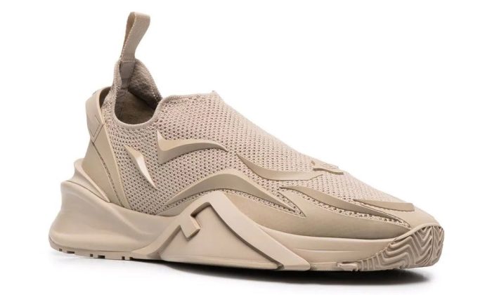 Fendi Flow - Beige Mesh Running Sneakers - Dubai Sneakers